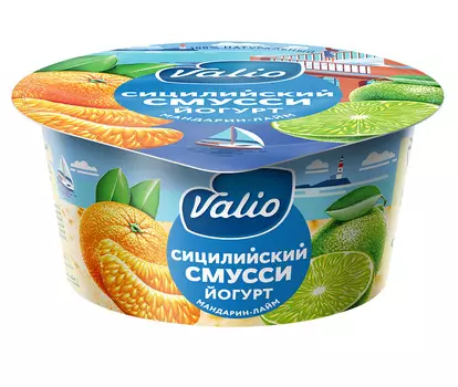 БЗМЖ Йогурт/смусси Valio Сицилийский смусси 2,6% 140г