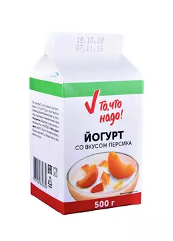 БЗМЖ Йогурт ТЧН! со вкусом абрикоса 1% 500г