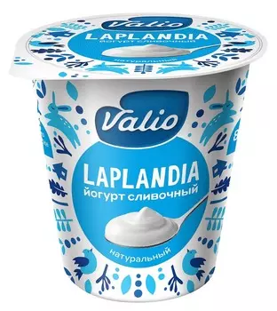 БЗМЖ Йогурт Valio сливочный Laplandia 8,5% 260г