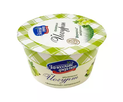 БЗМЖ Йогурт Залесский фермер крыжов 3,5% 130г