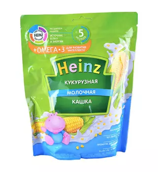 БЗМЖ Каша Heinz мол. кукурузная 200г
