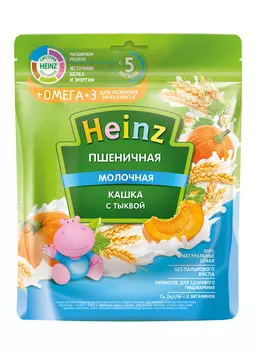 БЗМЖ Каша Heinz мол. пшеничная с тыквой 200г