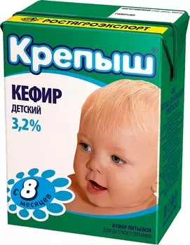 БЗМЖ Кефир Крепыш 3 2% 0 2кг т/п