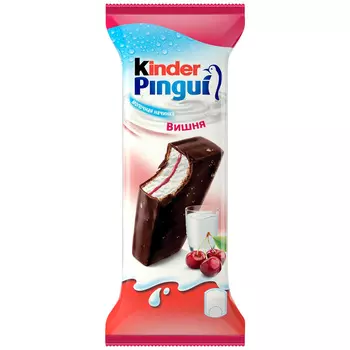 БЗМЖ Киндер Пингви вишня 22,8% 30г