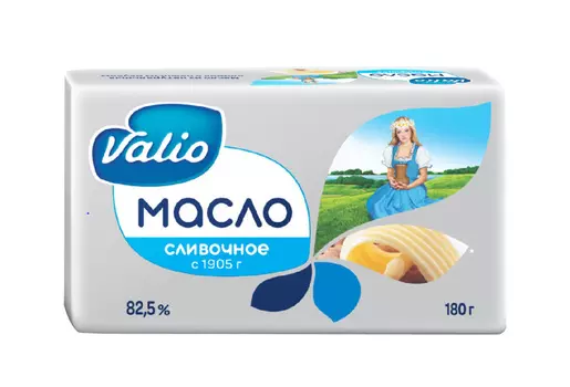 БЗМЖ Масло кислосливочное Valio 82,5% 180г