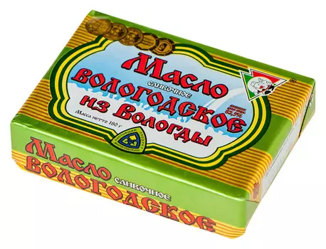 БЗМЖ Масло сливочное Из Вологды 82,5% 180г