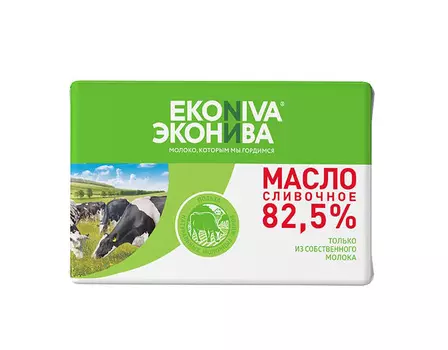 БЗМЖ Масло сливочное Эконива 82,5% 200г