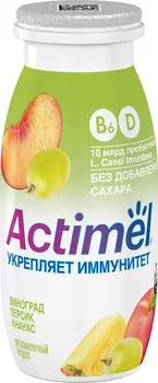 БЗМЖ Продукт к/мол Actimel без сах виног /перc/ананас 2,2% 95г