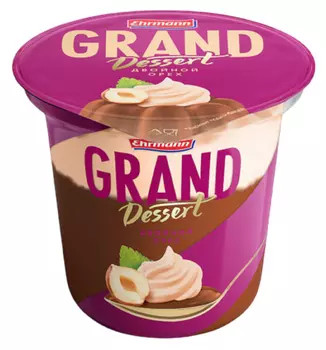 БЗМЖ Пудинг Grand Dessert с вз слив дв орех4,9%200г