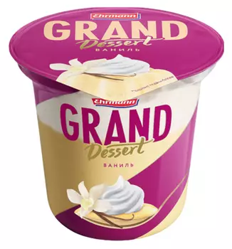 БЗМЖ Пудинг Grand Dessert со вз слив ван 4,9% 200г