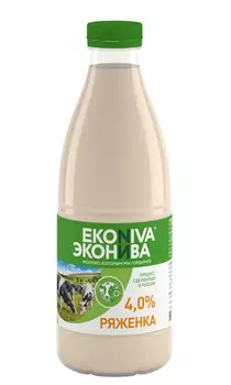 БЗМЖ Ряженка Эконива 4% 1000г
