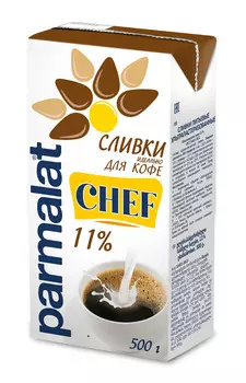 БЗМЖ Сливки утп Parmalat 11% 500г