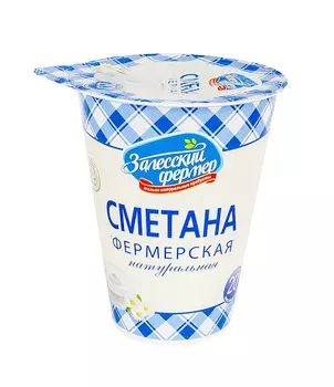 БЗМЖ Сметана Залесский фермер 20% 300г