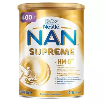БЗМЖ Сухая смесь NAN SUPREME с рождения 400г