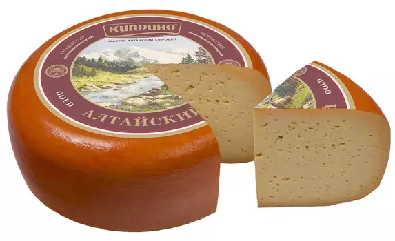 БЗМЖ Сыр Алтайский Gold 50% Киприно Россия, кг