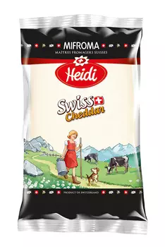 БЗМЖ Сыр Чеддер Heidi 50% 200г Швейцария