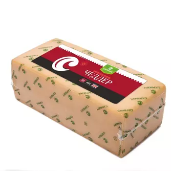 БЗМЖ Сыр Чеддер САРМИЧ 45% Россия кг