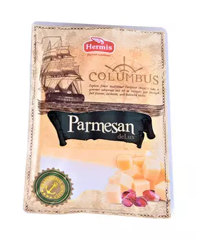 БЗМЖ Сыр Columbus Пармезан деЛюкс 45% 125г нарезка Россия