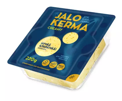 БЗМЖ Сыр Jalo Kerma сливочный 50% 220г Россия