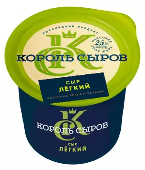 БЗМЖ Сыр Король сыров лёгкий 25% 375г