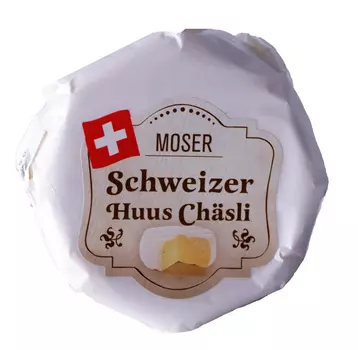 БЗМЖ Сыр Moser Huus Chasli 55% 125г Швейцария