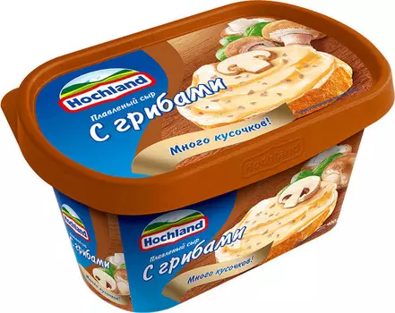 БЗМЖ Сыр плав Hochland с грибами 55% 400г пл/в Россия