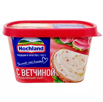БЗМЖ Сыр плав Hochland с ветчиной 55% 400г пл/в Россия