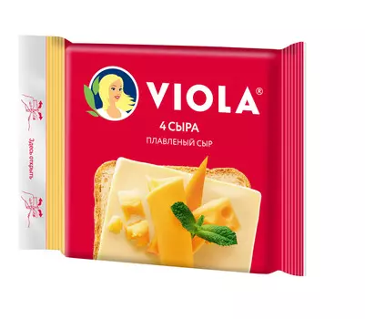 БЗМЖ Сыр плав Valio Viola Четыре Сыра 45% 140г Россия