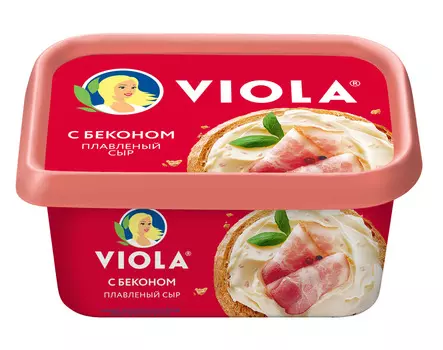 БЗМЖ Сыр плав Valio Viola с беконом 50% 400г Россия