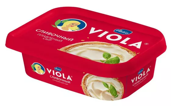 БЗМЖ Сыр плав Viola сливочный 50% 200г пл/в Россия
