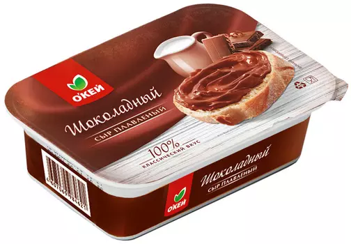 БЗМЖ Сыр плавленый ОКЕЙ Шоколадный 200г Россия