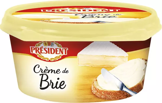 БЗМЖ Сыр плавленый President CREME DE BRIE 50% 125г Россия