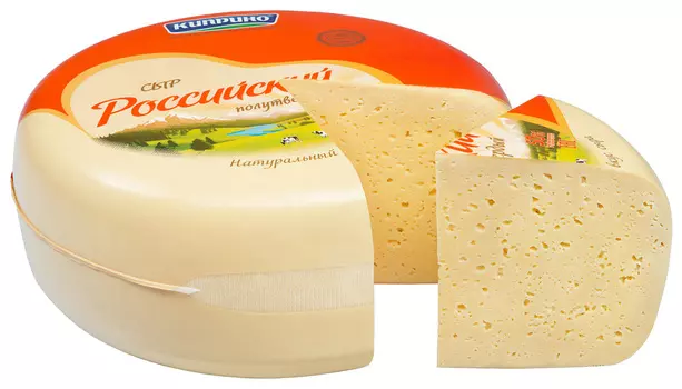 БЗМЖ Сыр РОССИЙСКИЙ мдж в сух в-е 50% КИПРИНО Россия, кг