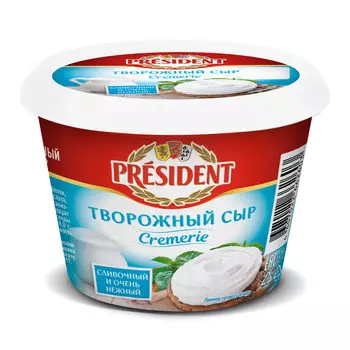 БЗМЖ сыр творожный PRESIDENT CREMERIE сливочный 56% 140г