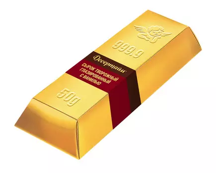 БЗМЖ Сырок творожный глазир Десертайм ваниль 20% 50г