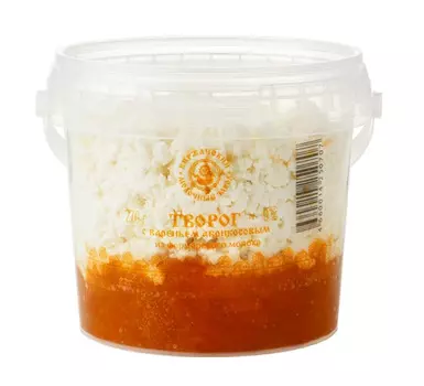 БЗМЖ Творог Киржачский МЗ с вареньем абрикос 9% 270г