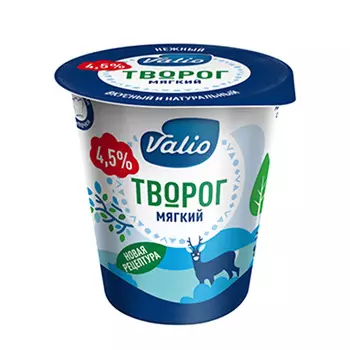 БЗМЖ Творог мягкий Valio 4,5% 340г