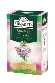Чай черный Ahmad Летний Чабрец листовой 100г