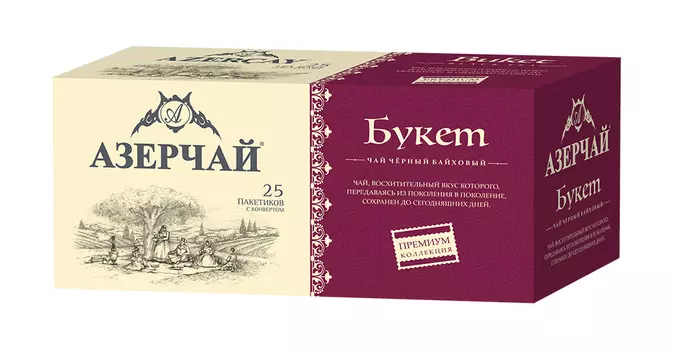 Чай черный Азерчай Букет 25пак