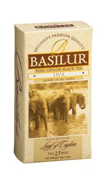 Чай черный Basilur Лист Цейлона 25пак