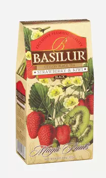 Чай черный Basilur Волшебные фрукты клубника/киви 100г