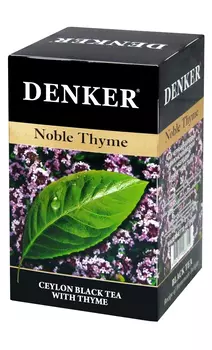 Чай черный Denker Noble Thyme с чабрецом 20пак