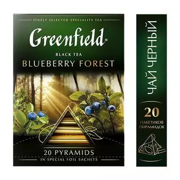 Чай черный Greenfield Blueberry Forest 20пак