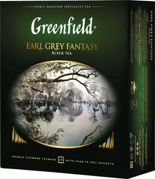 Чай черный Greenfield Earl grey fantasy 100пак