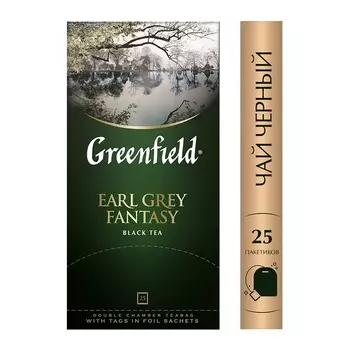 Чай черный Greenfield Earl grey fantasy 25пак