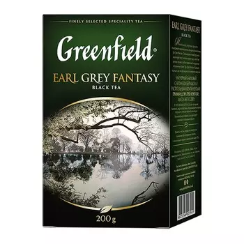Чай черный Greenfield Earl grey fantasy с бергамотом 200г