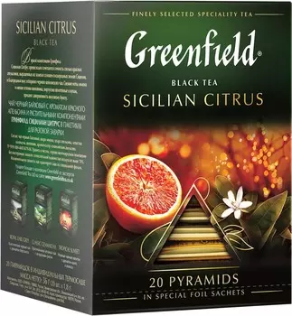 Чай черный Greenfield Sicilian Citrus 20пак