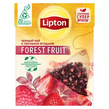 Чай черный Lipton Forest Fruit 20пир