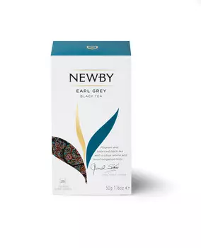 Чай черный Newby Earl Grey с бергамотом 25пак