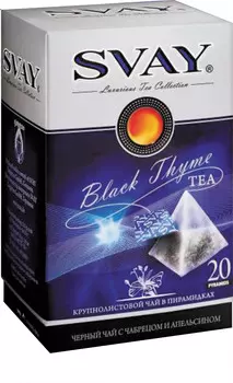 Чай черный Svay Black Thyme 20пир